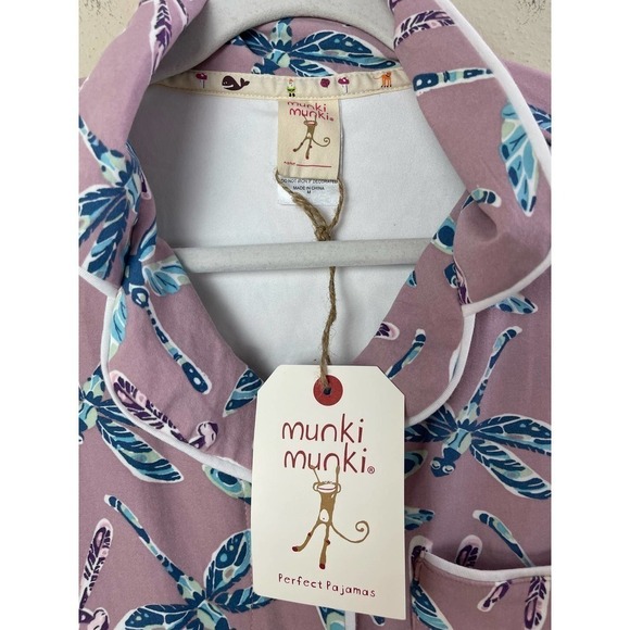 NWT‎ munki munki Short Sleeve Pajama Top Size Medium - Picture 3 of 8